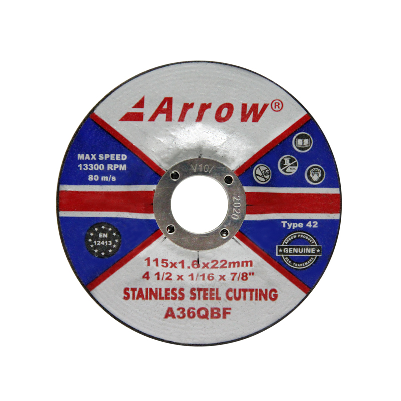 [A115162SSA2] Arrow®(Dep. Cent.) Stainless Steel Cutting Disc