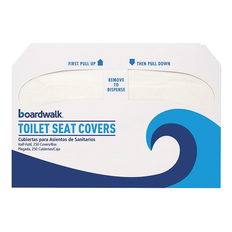 [BWKK5000B] Boardwalk® Premium Toilet Seat Covers - 250 pack