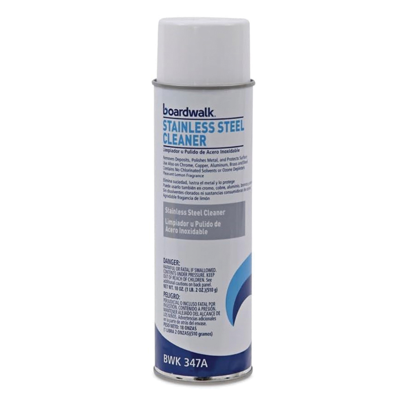 [BWK347ACT] Boardwalk® Stainless Steel Cleaner & Polish - 18oz Aerosol