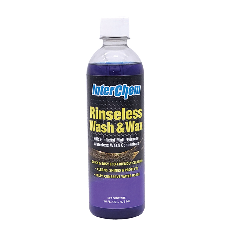 Interchem Rinseless Wash & Wax Concentrate (16 oz.)