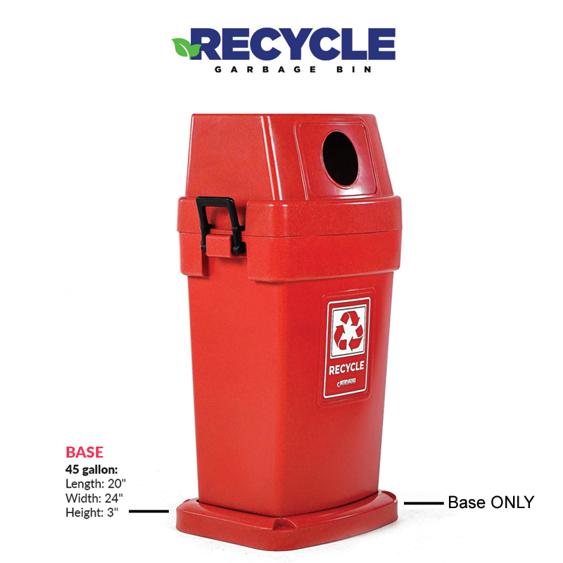 45 Gallon Recycle Base Only (granite blue)