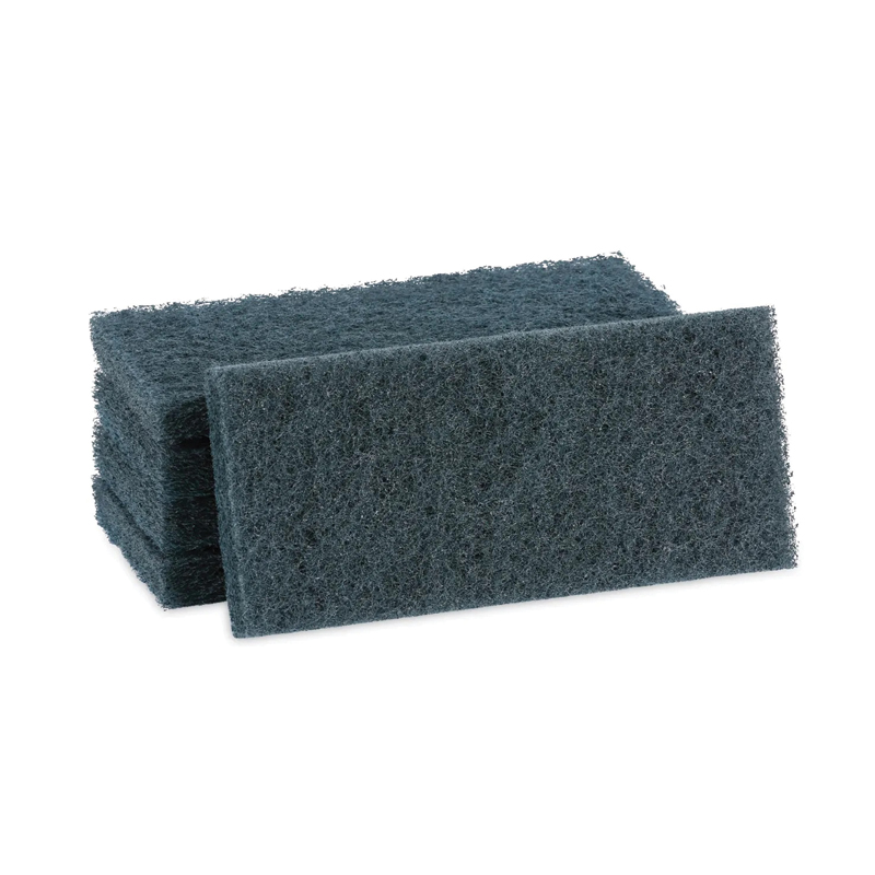 Boardwalk® Medium-Duty Scour, 4.63 x 10, Blue, 5/Box