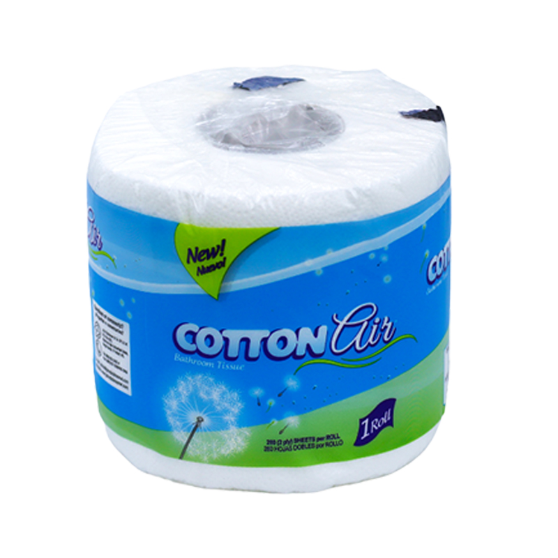 [91-005-01-0000] Cotton Air Bathroom Tissue- 2 Ply, 280 Sheets/Roll (48 Rolls/Bale)