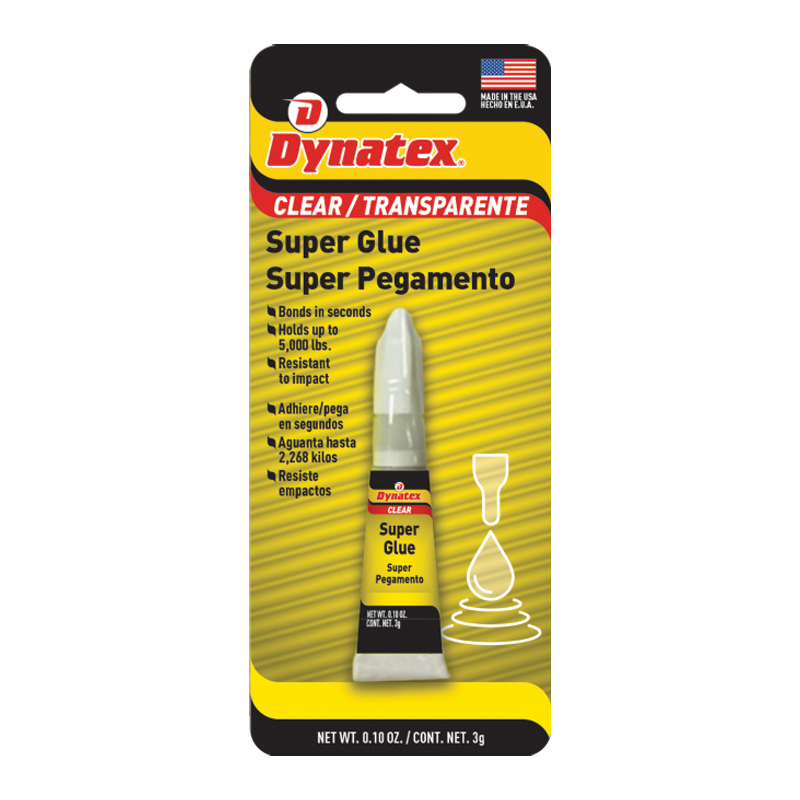 [143415] Dynatex® Super Glue 0.10 oz Tube - Clear