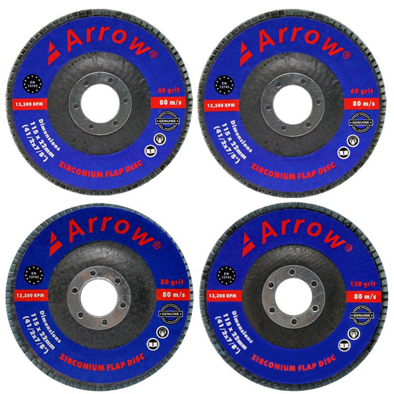 Arrow® 4 1/2'' Flap Disc (40 Grit.)