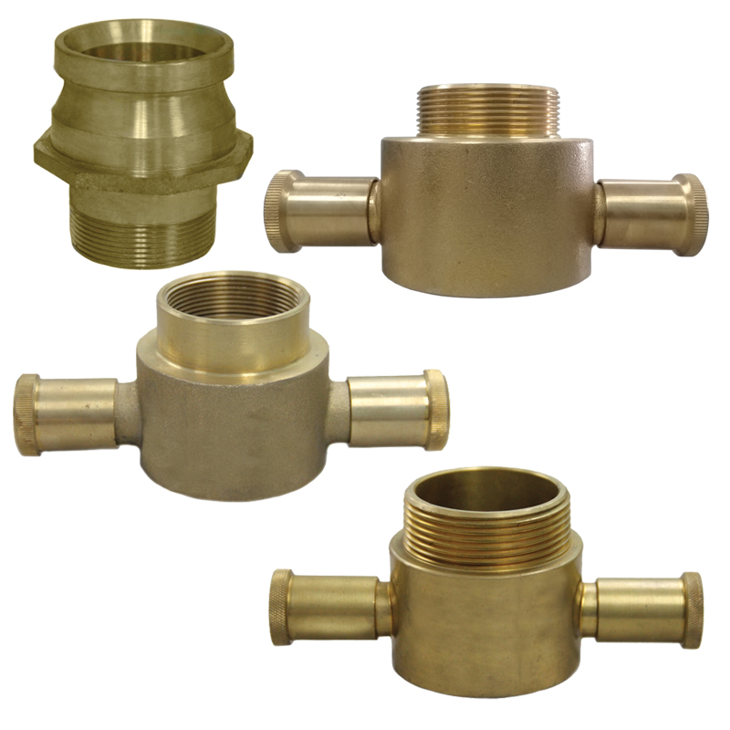 Brass Hydrant Fitting (2 1/2'' Female Instantaneous / 2 1/2'' BSP Male Thread)