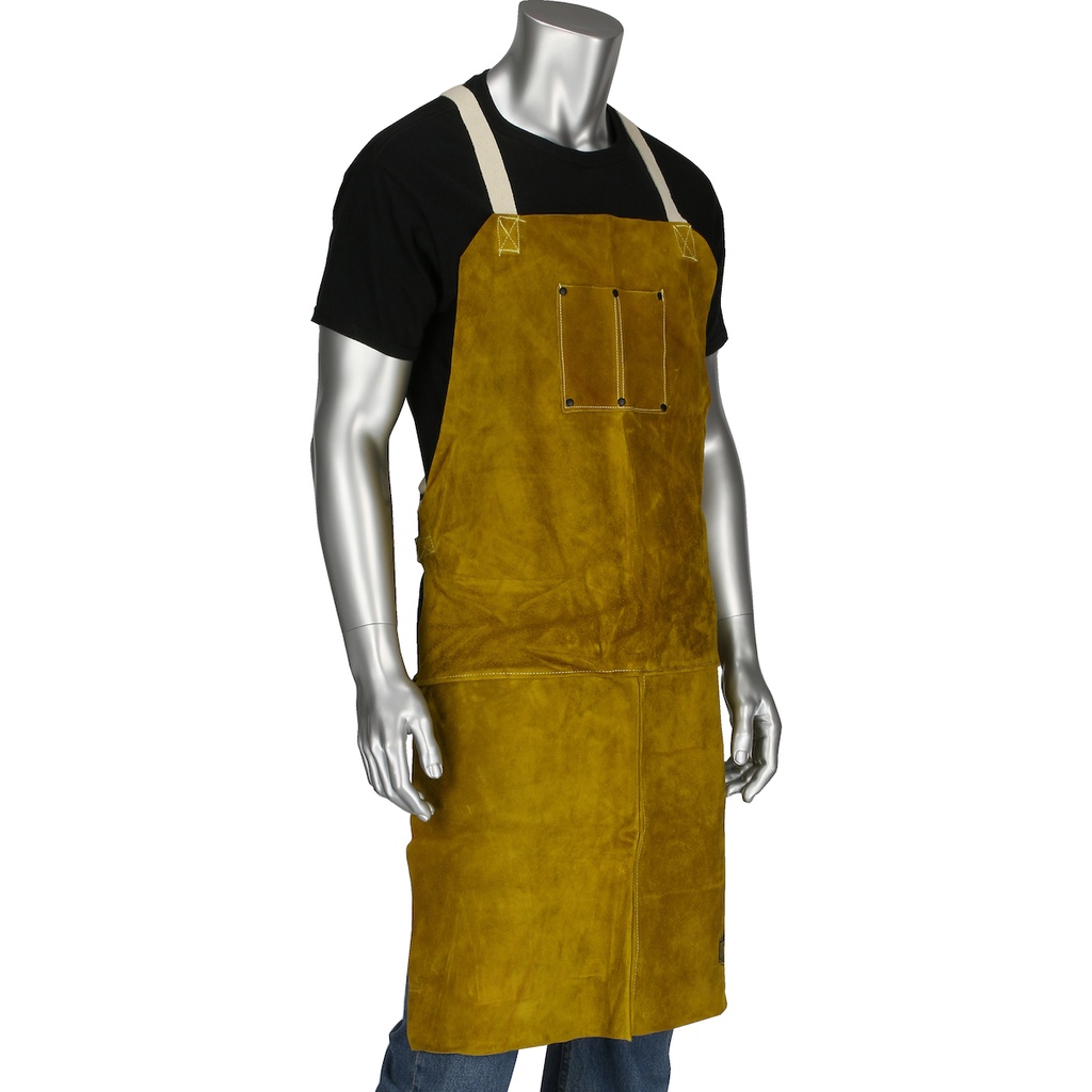 Ironcat® Split Leather Welding Apron (24" x 36")