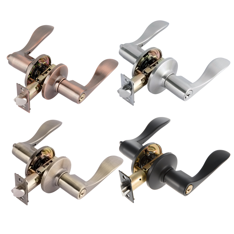 Toledo Jaen Keyed Enty Lever Lock (Antique Brass)