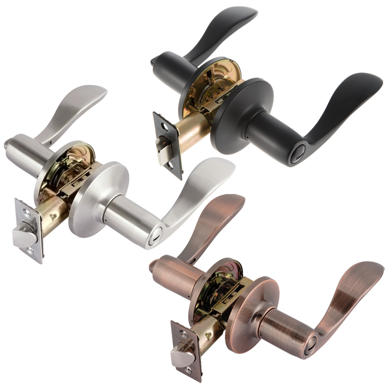 Toledo Jaen Interior Lock Lever Set (Antique Copper)