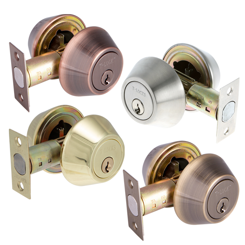 T-Locks Deadbolt Double-Cylinder (Satin Stainless Steel)