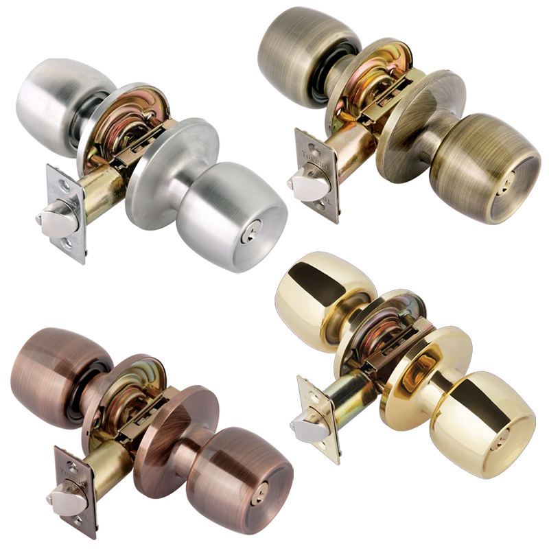 Toledo Malaga Keyed Entry Knob Lock (Satin Stainless Steel)