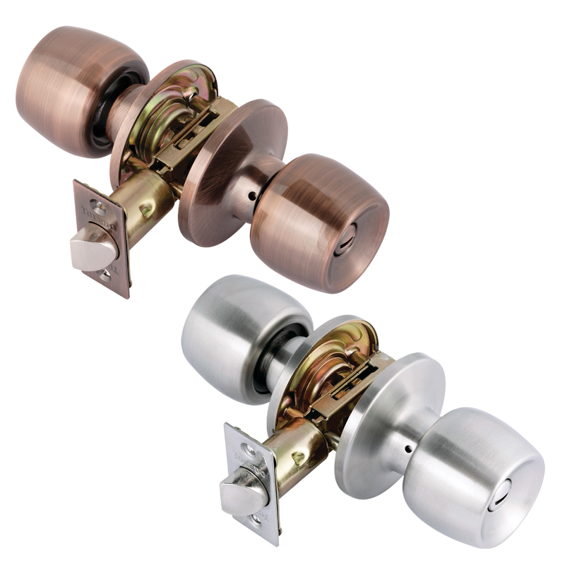 Toledo Malaga Interior Lock Knob Set (Satin Stainless Steel)
