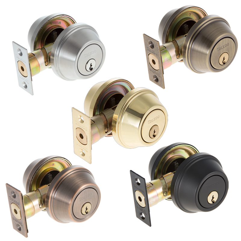 Toledo Deadbolt Double-Cylinder (Satin Stainless Steel)