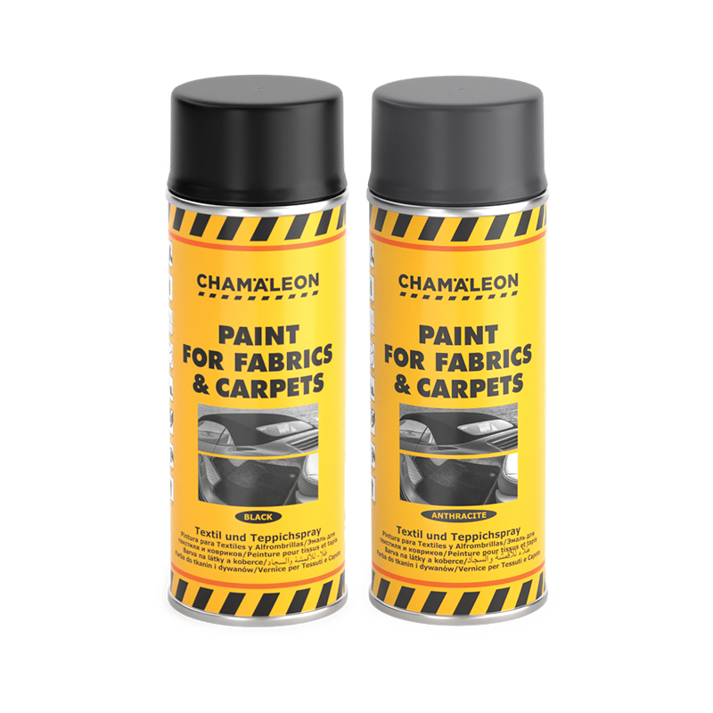 Chamäleon Paint for Carpet & Fabric- 400 ml (Black.)