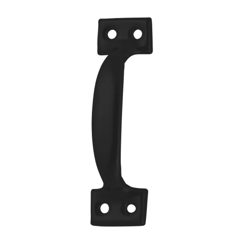 Toledo Door Pull - Satin Black Finish c/w Screw (4")