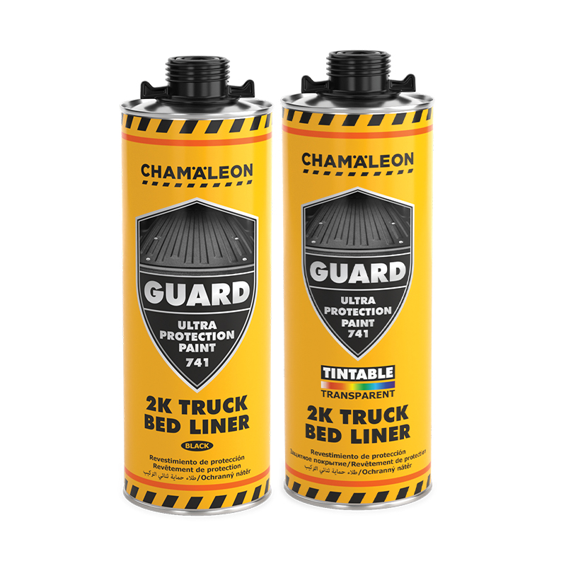 Chamäleon 741 Guard 2K Truck Bed Liner - 750 ml (Black.)
