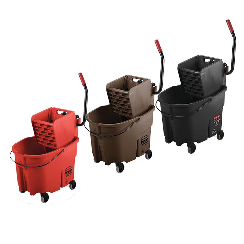 Rubbermaid WaveBrake Bucket Side Press Combo- 35 QT