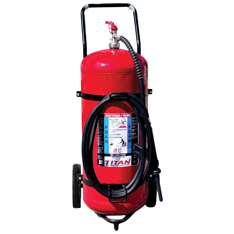 [PSE27-02] Titan 50L Foam Wheeled Extinguisher